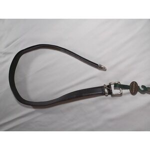 Fossil Belt Mens 38 Black Leather Silver Buckle Classic‎ Dress Casual Jeans